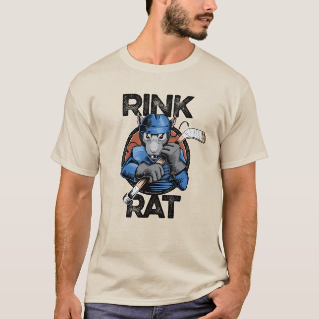 T-Shirt Rat Rink de Hockey (Frente)