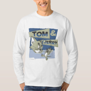 T-shirt Rato de Tom e de Jerry Scaredey