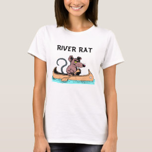 T-SHIRT RATO DO RIO NA CANOA