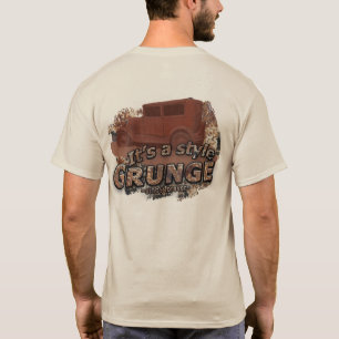 T-shirt Rato Rod "é tipografia De um GRUNGE do estilo"