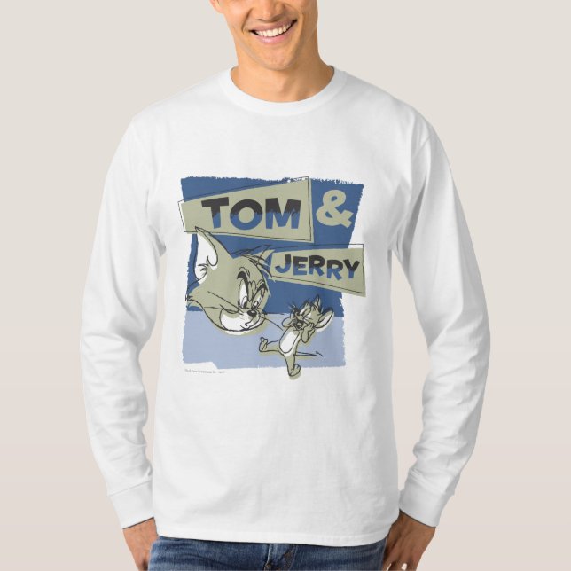 T-shirt Rato Tom e Jerry Scaredey (Frente)