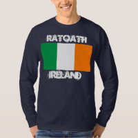 Ratoath, Irlanda com bandeira irlandesa