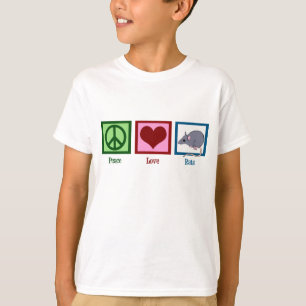 T-shirt Ratos do amor da paz
