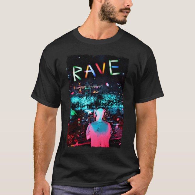 T-shirt Rave psychedelic (Frente)