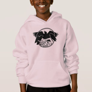 T-shirt Raven Hoodie Kid's Raven / Crow Art Sweatshirts
