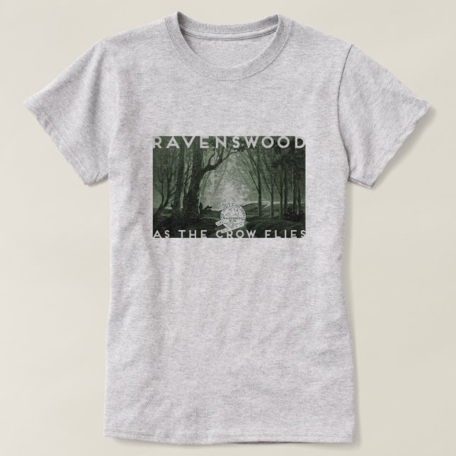 T-shirt Ravenswood, West Virginia | em linha recta (Frente do Design)