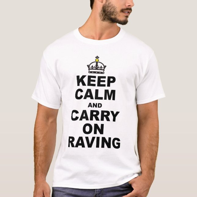 T-shirt raver calmo (Frente)