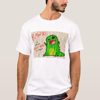 T-shirt RAWR, a língua de Dino