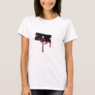 T-shirt Razorblade sangrento