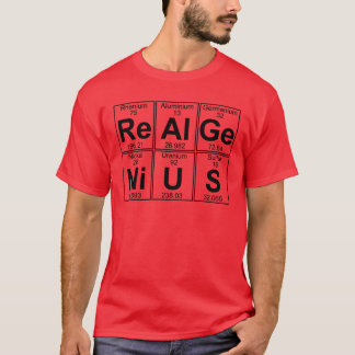 T-shirt Re-Al-GE-Ni-U-s (gênio real) - cheio