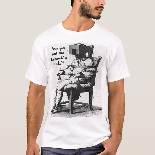 T-shirt RE-EVOLUTION que brainwashing (Frente)