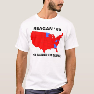 T-SHIRT REAGAN - UM MANDATO PARA A MUDANÇA