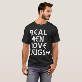 t-shirt reais do irmão dos pugs do amor dos homens
