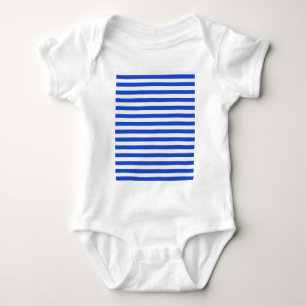 T-shirt Real Blue Combination Stripes por Shirley Taylor