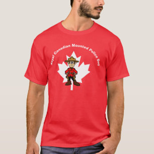 T-Shirt Real Canadiano Montado Policial
