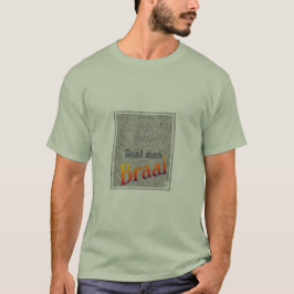 T-shirt real de Braai dos homens