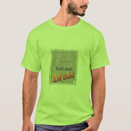 T-shirt real de Braai dos homens