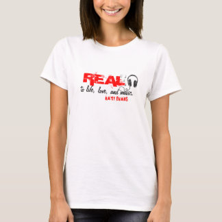 T-shirt REAL (do auscultadores)