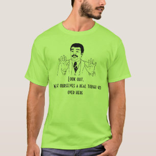 T-shirt real do tipo duro