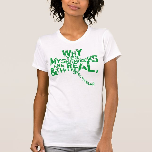 T-shirt real dos trevos (Frente)