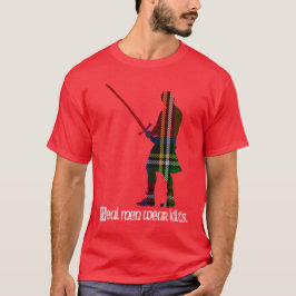 T-shirt Real Men Veste Matar o Royal Stewart Scottish Tart