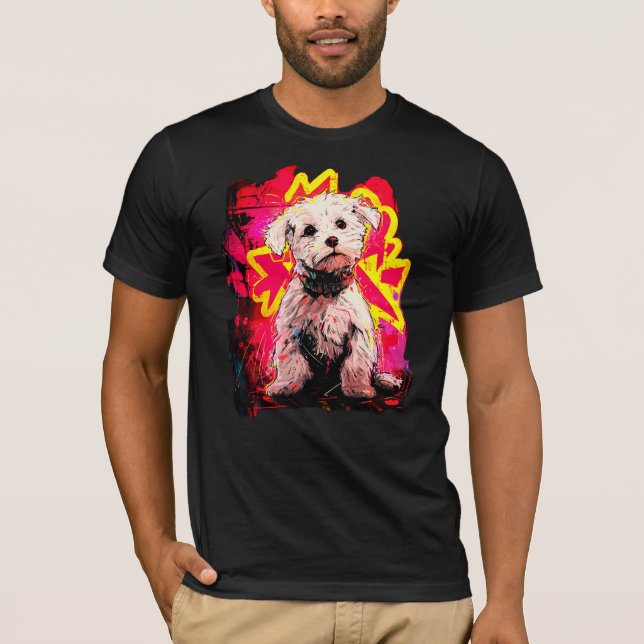T-Shirt Rebellion78 Happy puppy  (Frente)