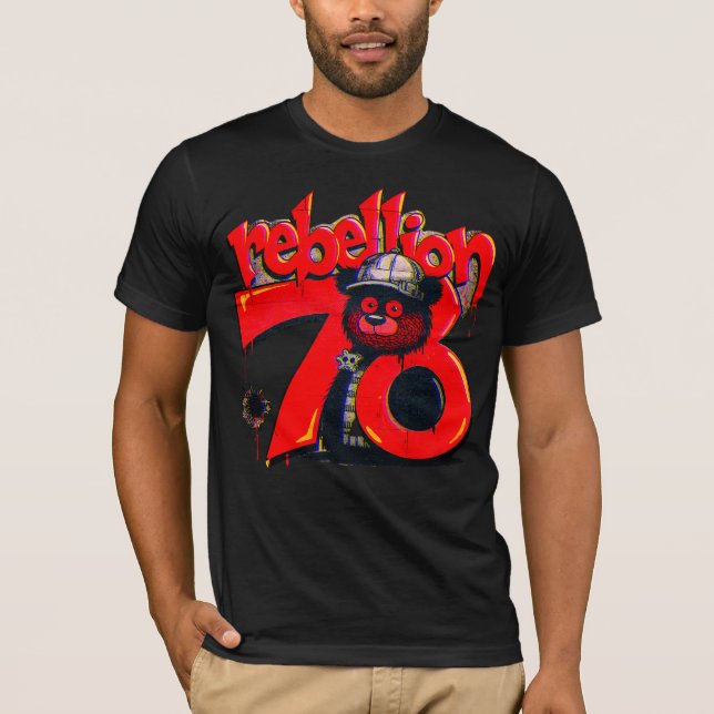 T-Shirt Rebellion 78 teddy bear  (Frente)