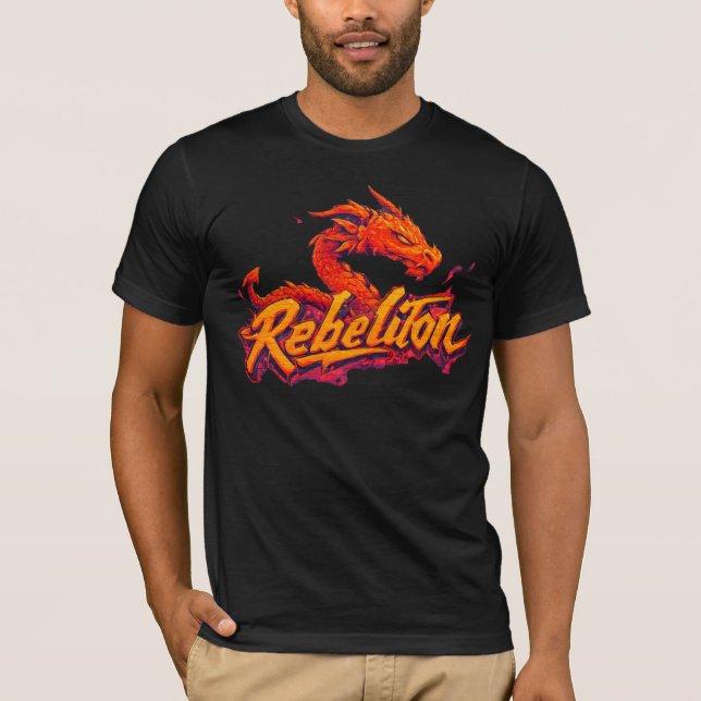 T-Shirt Rebellion Dragon story  (Frente)