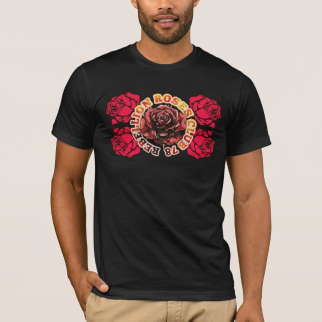 T-Shirt RebellionRosesClub78  (Frente)