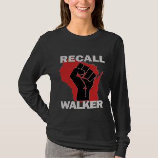 T-shirt Recall de Walker em Wisconsin
