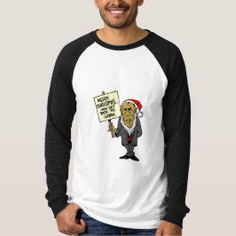 T-shirt Receba de volta agora trabalhar o chefe do Natal