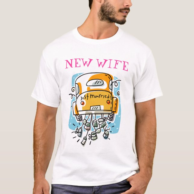 T-shirt Recem casados (2A), NOVA ESPOSA (Frente)