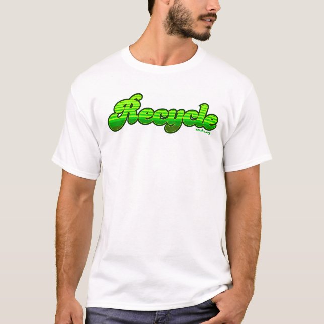 T-shirt Reciclar do vintage (Frente)