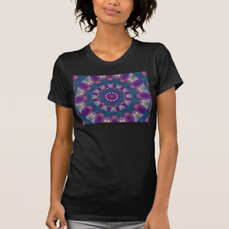 T-shirt Recolectores leves, mandala roxa abstrata mágica