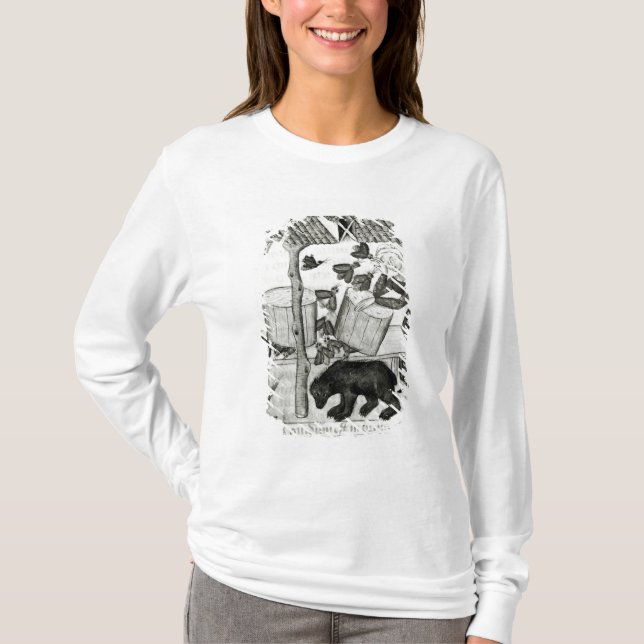 T-shirt Recolhendo o mel (Frente)