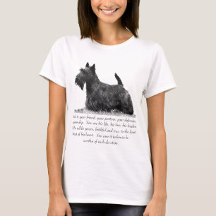 T-shirt Recordação do Terrier Escocês - Cão MACHO