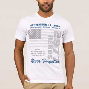 T-shirt Recordando 9/11 - O dobro tomou partido