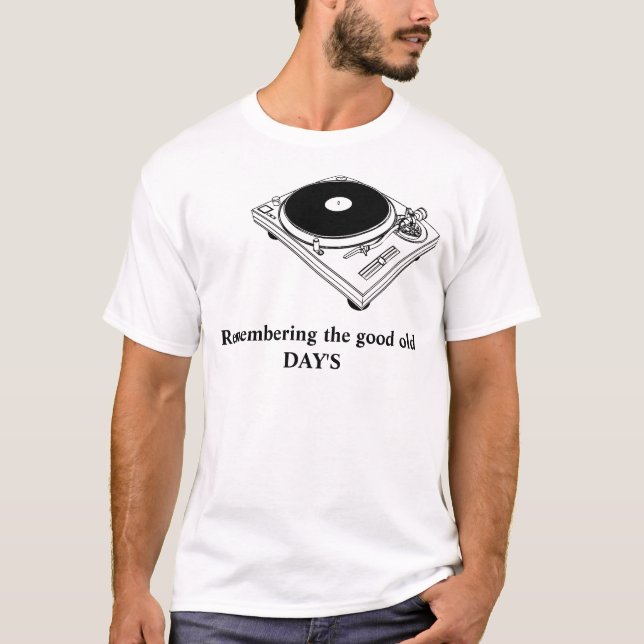 T-shirt Recordando o bom dia velho (Frente)