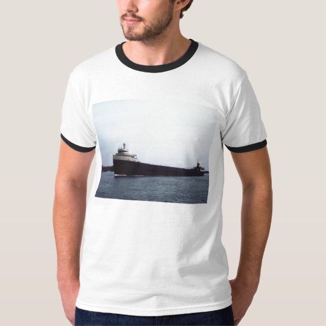 T-shirt Recorde o grupo do Edmund Fitzgerald (Frente)