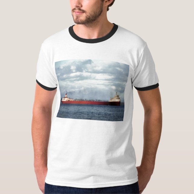 T-shirt Recorde o grupo do Edmund Fitzgerald (Frente)