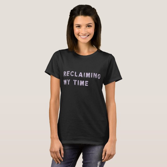 T-shirt recuperando meu tempo (Frente Completa)