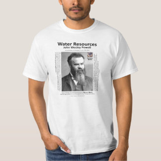 T-shirt Recursos hídricos II - John Wesley Powell