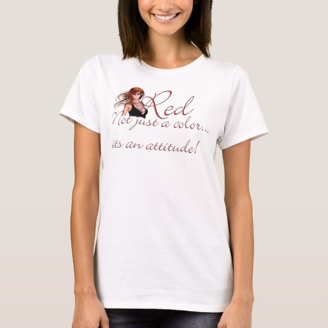 T-shirt red_attitude (Frente)