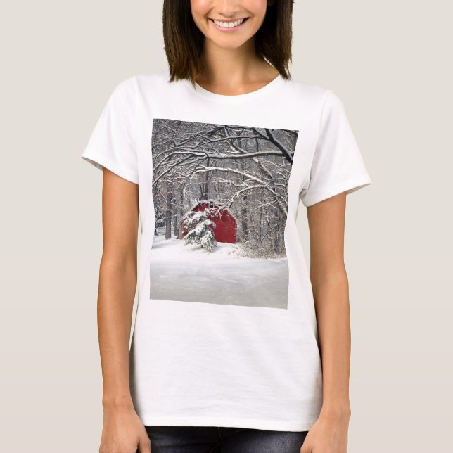 T-shirt Red Barn na neve 2011 (Frente)