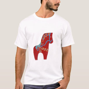 T-Shirt Red Dala Horse