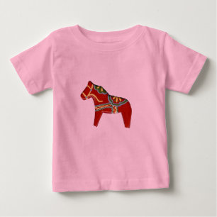 T-shirt Red Dala Horse