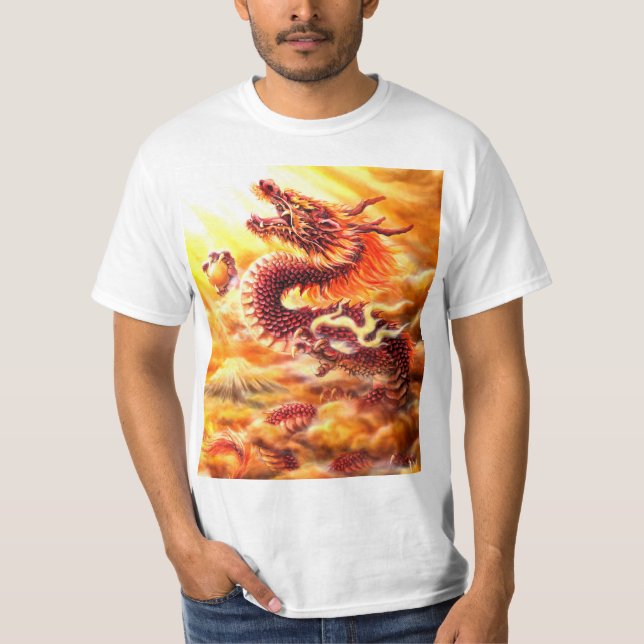 T-shirt Red Dragon (Frente)