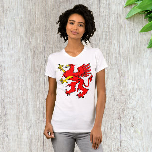 T-Shirt Red Griffin Women