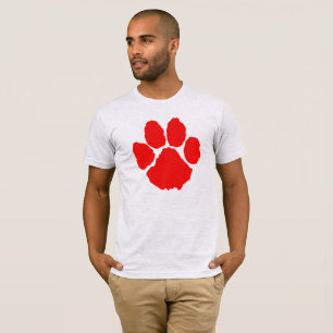 T-Shirt Red Paw