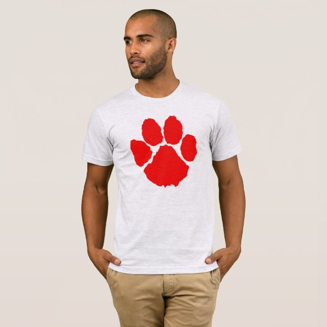 T-Shirt Red Paw (Frente Completa)